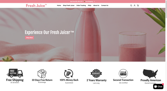 FRESH JUICE - PORTABLE BLENDER STORE