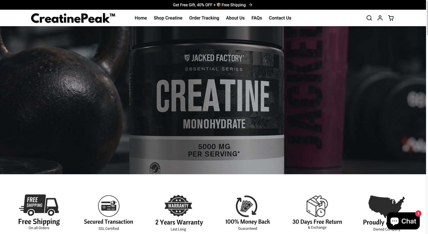CREATINEPEAK - SUPPLEMENT STORE